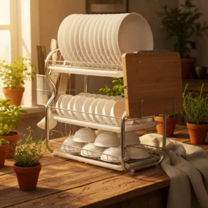 3 Layer Dish Drainer Rack