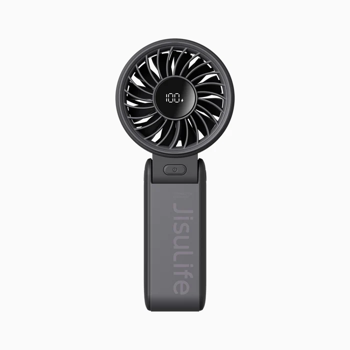 JisuLife Life 7 Handheld Fan 3600mAh - Rechargeable Portable Fan Black